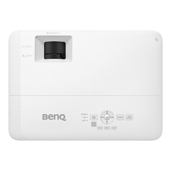 Proiector BenQ TH685P, FHD 1920* 1080, up to WUXGA 1920* 1200, 3.500 lumeni, 16:9, 10.000:1, lampa 4.000 ore/ 15.000 ore Ecomode, zoom 1.3x, 2* HDMI, USB Type A, RS232, boxa 5W, audio in/ out, telecomanda cu baterii incluse, greutate 2.8 kg, culoare alb