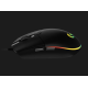 Logitech mouse cu fir G102 RGB, 6 butoane, 8000 dpi, senzor optic, USB, negru