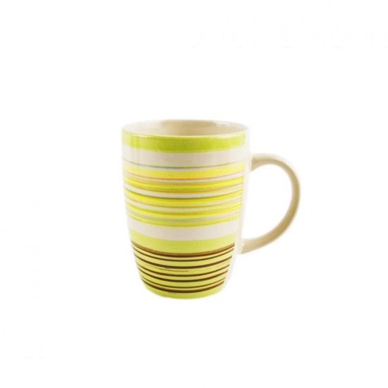 set 3 x CANA CERAMICA 285 ML, SARA D7.6*H9.9cm, VERDE