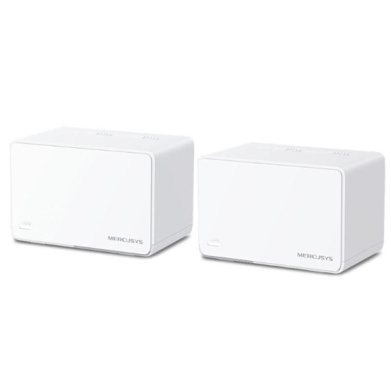 Mercusys AX3000 Whole Home Wi-Fi system HALO H80X(2-PACK),wi-fi 6 Dual-Band, Standarde Wireless: IEEE 802.11ax/ac/n/a 5 GHz, IEEE 802.11ax/n/b/g 2.4 GHz, viteza wireless: 2402 Mbps on 5 GHz, 574 Mbps on 2.4 GHz, Securitate wireless: WPA-PSK/WPA2-PSK/WPA3,