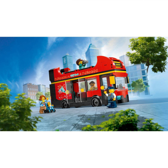 AUTOBUZ TURISTIC ROSU CU ETAJ LEGO 60407 AUTOBUZ TURISTIC ROSU CU ETAJ LEGO 60407