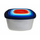 SET 7 CASEROLE PATRATE CU CAPACE,PLASTIC SET 7 CASEROLE PATRATE CU CAPACE,PLASTIC