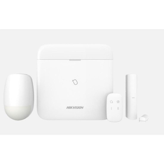 Kit de alarma wireless AX PRO Middle Level DS-PWA96-Kit-WE,  Wireless Control Panel Kit, 868MHz two-way wireless; Dual Wireless Technology: Tri-X & CAM-X; Long RF transmission range; Up to 96 Wireless Zones/Outputs, 8 Wireless Ta Readers/Keypads, 6 Wirele