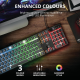 Tastatura Trust GXT 835 Azor, gaming, neagra