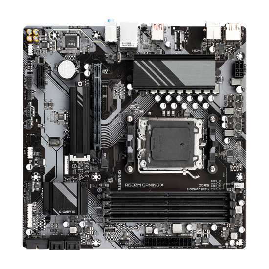 Placa de baza Gigabyte A620M GAMING X AX AM5, 4x DDR5, 1x DisplayPort, 1x HDMI, 1x PCIe x16, 1x PCIe x1, 1x M.2, 4x SATA 6Gbps, mATX