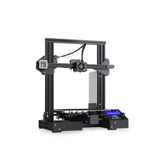 IMPRIMANTA 3D CREALITY ENDER-3, Precizie +/-0.1mm, Diametru filament: 1.75mm, tip filament compatibil: PLA, TPU, Copper, Wood, temperatura duza:250 C, duza: :0.4mm(0.2/0.3/0.6/0.8/1.0), Format: STL/OBJ/AMF, Printing Size 220*220*250mm, dimensiuni: 440*440