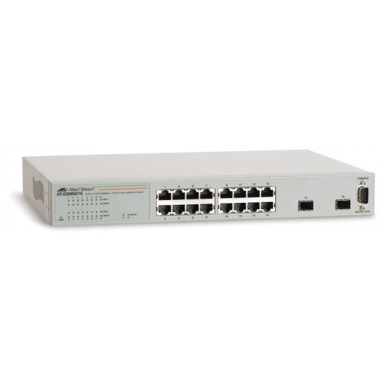 Switch ALLIED TELESIS GS950, 16 port, 10/100/1000 Mbps