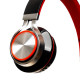 Casti cu micr. Spacer, cu fir, mulimedia, 2x Jack 3.5mm, microfon pe fir, driver 40mm, 20Hz-20000Hz, pliabile, rosu Casti cu micr. Spacer, cu fir, mulimedia, 2x Jack 3.5mm, microfon pe fir, driver 40mm, 20Hz-20000Hz, pliabile, rosu