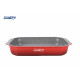 TAVA INALTA ALUMINIU 39.5x26CM, RED LINE TAVA INALTA ALUMINIU 39.5x26CM, RED LINE