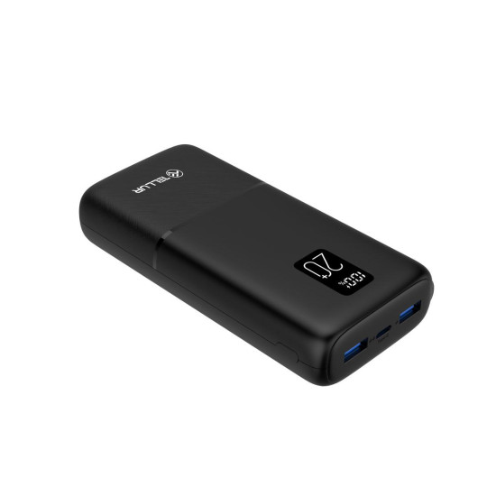 Baterie externa Tellur Boost Pro PD202 20000mAh 2xQC3.0 22.5W + PD 20W, LCD display, negru Baterie externa Tellur Boost Pro PD202 20000mAh 2xQC3.0 22.5W + PD 20W, LCD display, negru