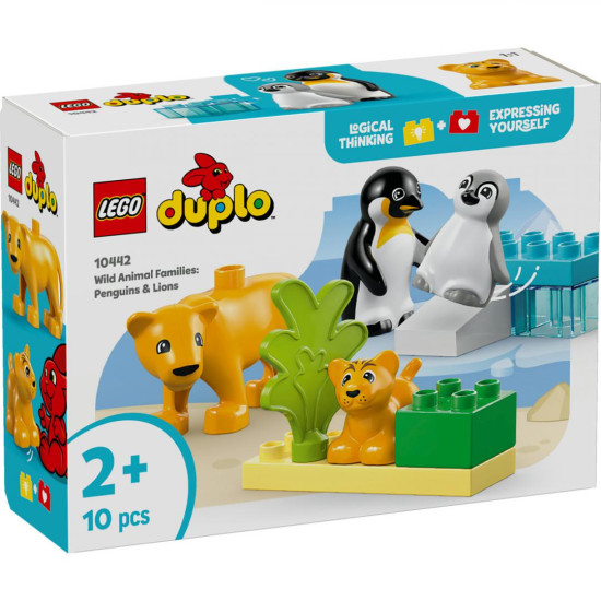 ANIMALE SALBATICE:PINGUINI&LEI,LEGO10442