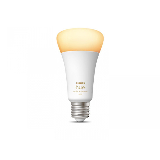 Bec LED inteligent Philips Hue A67, Bluetooth, E27, 13W (100W), 1600 lm, lumina alba (2200-6500K) Bec LED inteligent Philips Hue A67, Bluetooth, E27, 13W (100W), 1600 lm, lumina alba (2200-6500K)