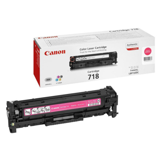 Toner Canon CRG718M, magenta, capacitate 2900 pagini, pentru LBP-7200Cdn Toner Canon CRG718M, magenta, capacitate 2900 pagini, pentru LBP-7200Cdn
