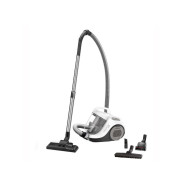 Aspirator fara sac Rowenta Swift Power Cyclonic RO2957EA, 750W,Clasa A , tehnologie ciclonica, 7.6m, motor Effitech, Animal Care, Alb/Negru
