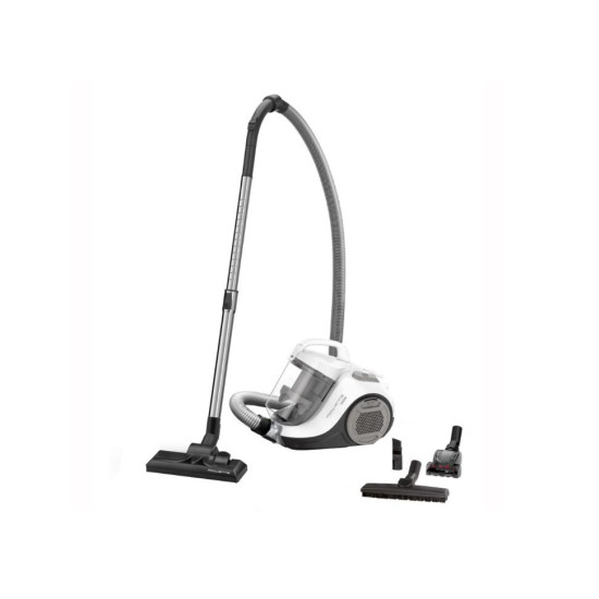 Aspirator fara sac Rowenta Swift Power Cyclonic RO2957EA, 750W,Clasa A , tehnologie ciclonica, 7.6m, motor Effitech, Animal Care, Alb/Negru Aspirator fara sac Rowenta Swift Power Cyclonic RO2957EA, 750W,Clasa A , tehnologie ciclonica, 7.6m, motor Effitech, Animal Care, Alb/Negru