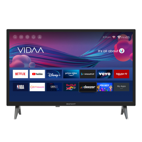 LED TV DIAMANT SMART 24HL4330H/C, 60 cm, HD, miraOS