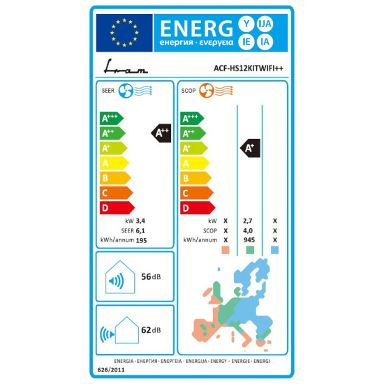 AER CONDITIONAT FRAM ACF-HS12KITWIFI++ AER CONDITIONAT FRAM ACF-HS12KITWIFI++