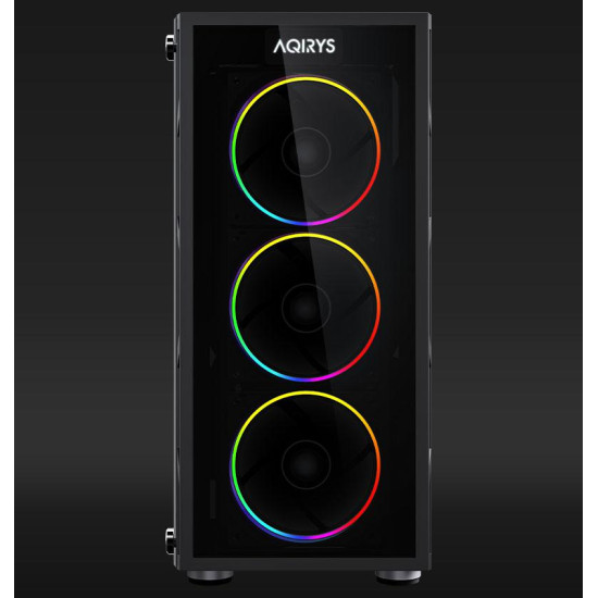 Carcasa Aqirys Antares Midi Tower Black  RGB