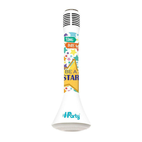 MICROFON KARAOKE SLIM CU DIFUZOR IPARTY MICROFON KARAOKE SLIM CU DIFUZOR IPARTY