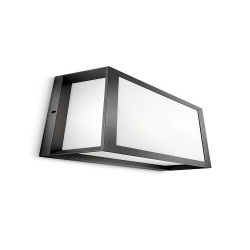 Plafoniera pentru exterior Philips Skies, 2xE27, max 2x42W, IP44, 260x260x81mm, Antracit
