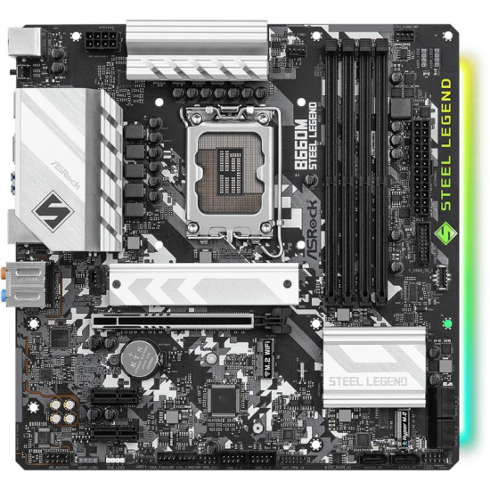 Placa de baza Asrock B660M STEEL LEGEND D4, LGA 1700