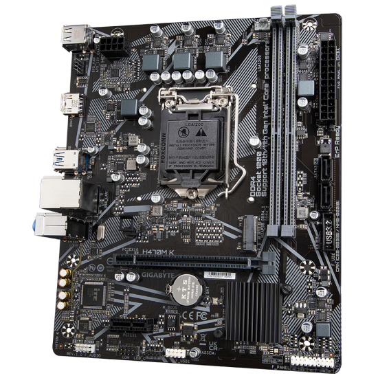 Placa de baza Gigabyte H470M K LGA1200 DDR4 Placa de baza Gigabyte H470M K LGA1200 DDR4