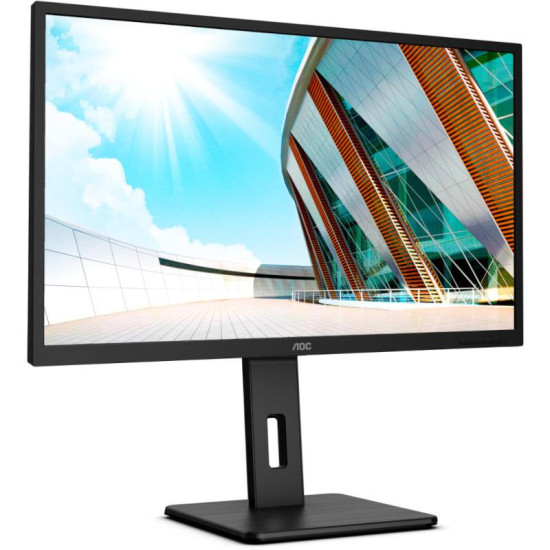 Monitor LED AOC Q32P2, 31.5inch, QHD IPS, 4ms, 75Hz, negru
