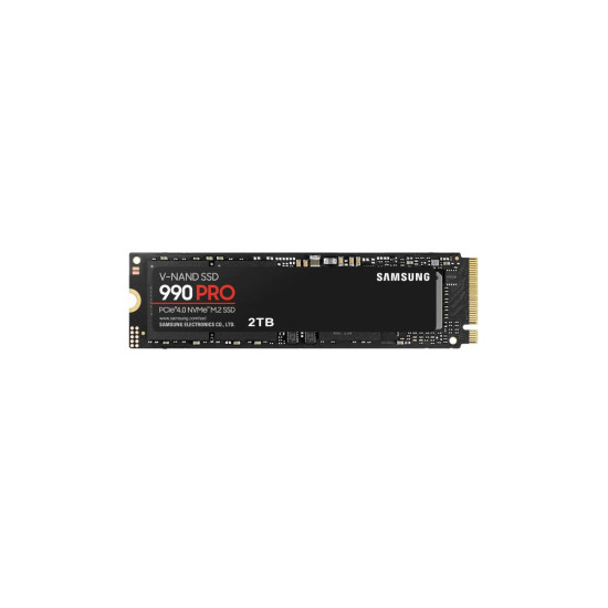 SSD Samsung, 990 PRO, retail, 2TB, NVMe M.2 2280 PCI-E, R/W speed:74500/6900 MB/s