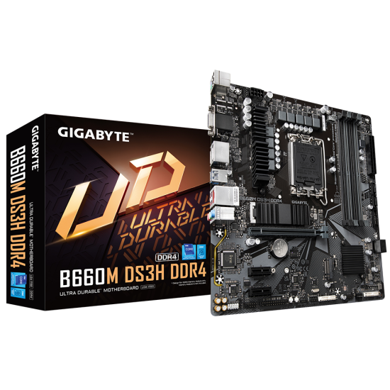 Placa de baza Gigabyte B660M DS3H DDR4, LGA 1700 Placa de baza Gigabyte B660M DS3H DDR4, LGA 1700