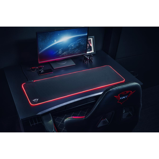 Mouse pad Trust GXT 764 Glide-Flex Flexible RGB, XXL, negru