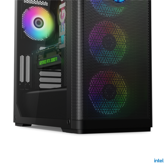Lenovo Legion T7 34IAZ7 , Intel Core i9-12900KF, 16C (8P + 8E) / 24T, P-core 3.2 / 5.1GHz, E-core 2.4 / 3.9GHz, 30MB, video NVIDIA GeForce RTX 3080 Ti 12GB GDDR6X, RAM 4x 16GB UDIMM ARMOR DDR5-4800, Four DDR5 UDIMM slots, dual-channel capable, Up to 128GB
