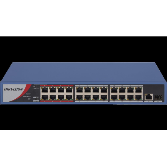 Switch Hikvision DS-3E0326P-E/M, 24-port, PoE