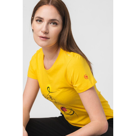 TSHIRT CASUAL F CAL PEGAS YELLOW-S