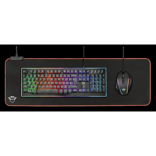 Mouse pad Trust GXT 764 Glide-Flex Flexible RGB, XXL, negru