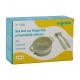 Set bol & lingurita silicon,olive,U-Grow Set bol & lingurita silicon,olive,U-Grow