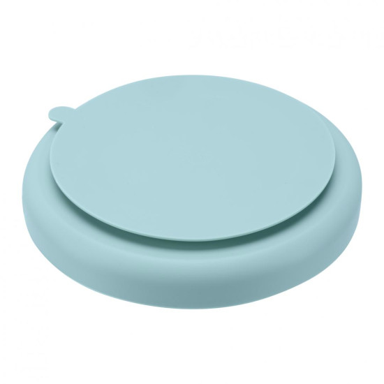 Farfurie din silicon cu ventuza, blue Farfurie din silicon cu ventuza, blue