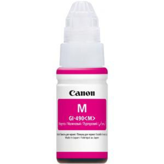 Cartus cerneala Canon GI-490 M, magenta, capacitate 70ml, pentru echipamente CISS G1400 / G2400 / G3400 / G4400 / G1411 / G2411 / G3411 / G4411. Cartus cerneala Canon GI-490 M, magenta, capacitate 70ml, pentru echipamente CISS G1400 / G2400 / G3400 / G4400 / G1411 / G2411 / G3411 / G4411.