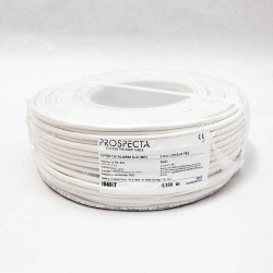 Cablu alarma 6 x 0.22 + 2 x 0.75 premium, cupru 100%, cod: I049IT, Li-Y (ST)Y, made in Italy, utilizare pentru sisteme de alarma, manta exterioara PVC alb, ecranare: folie de aluminiu laminata, raza de curbura 10x diametru, Peak Operating Voltage 250, Vol