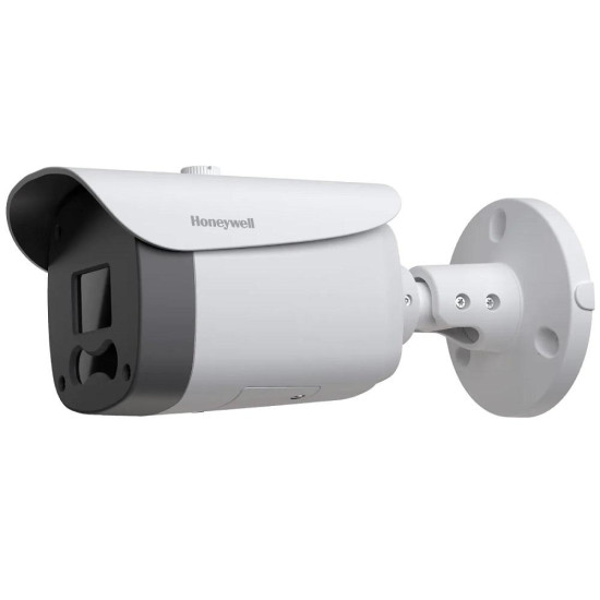 Cameră Honeywell IP Bullet seria 30, 5MP,HC30WB5R2, TDN, WDR 120dB, lentilă varifocală motorizată 2.8-12mm, PoE, IP66, conform cu NDAA secțiunea 889, conform cu PCI-DSS, card SD 256GB, H.265, criptare a stream-ului video TLS1.2 iar împreună cu generația d