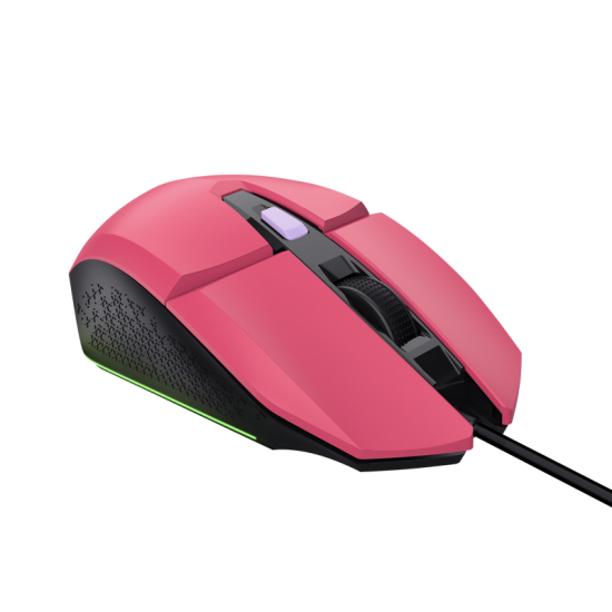 Mouse Trust GXT109P FELOX 6400 DPI, roz