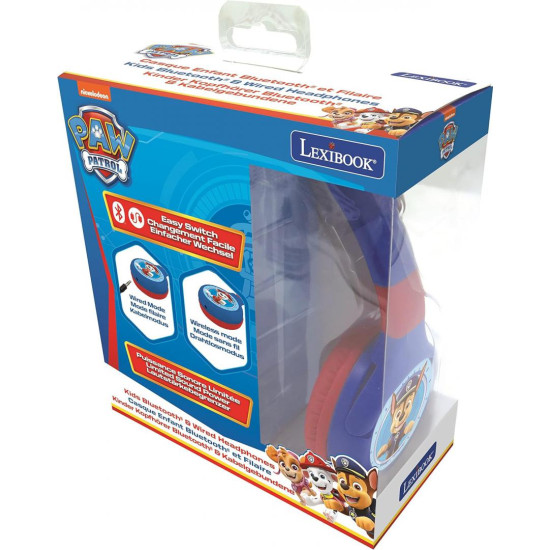 CASTI WIRELESS PLIABILE, PAW PATROL CASTI WIRELESS PLIABILE, PAW PATROL