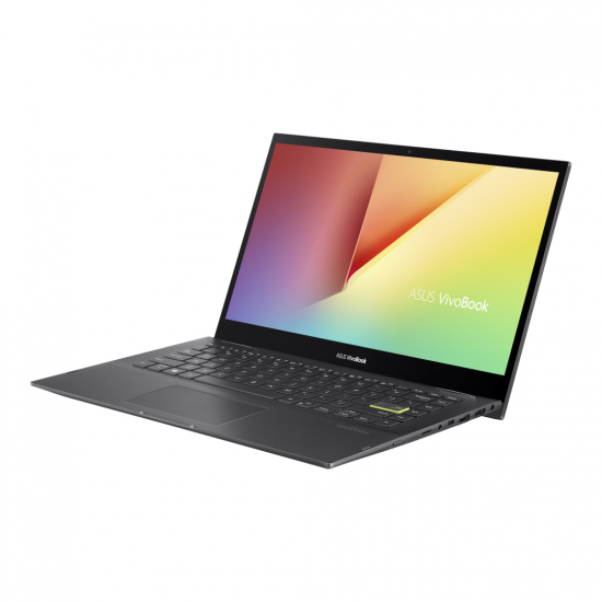 Laptop ASUS Vivobook Flip, TP470EA-EC368W, 14.0-inch, Touch screen, FHD (1920 x 1080) 16:9, i5-1135G7, 8GB LPDDR4X on board, 256GB , Intel Iris X Graphics, Indie Black, Windows 11 Home in S Mode, 2 years