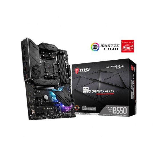 Placa de baza MSI MPG B550 GAMING PLUS, Socket AM4