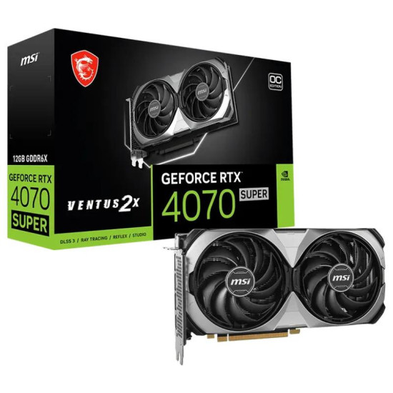 GeForce RTX 4070 SUPER 12GB VENTUS 2X OC GeForce RTX 4070 SUPER 12GB VENTUS 2X OC