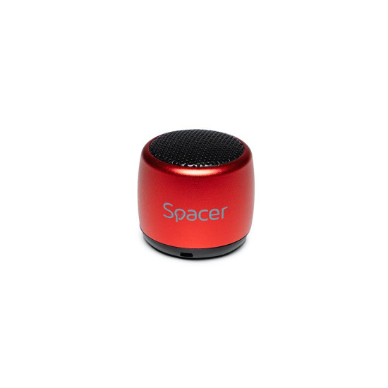 Boxa Spacer portabila, 2h autonomie, RMS 3W, control volum, acumulator 300mAh, distanta de functionare pana la 10m, microfon incorporat, incarcare USB Boxa Spacer portabila, 2h autonomie, RMS 3W, control volum, acumulator 300mAh, distanta de functionare pana la 10m, microfon incorporat, incarcare USB