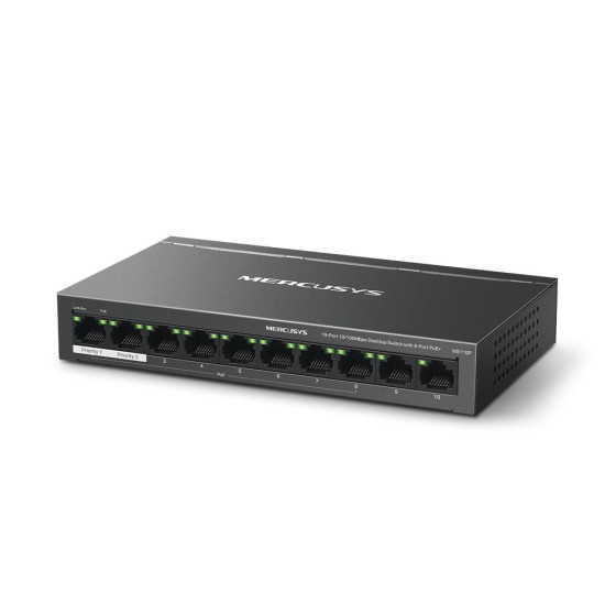 MERCUSYS DESK SWITCH 10PORT MS110P POE