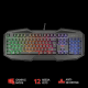 Tastatura Trust GXT 830-RW Avonn, Gaming, neagra