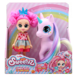 PAPUSA MINI, SWEETYZ CU UNICORN, 12 CM