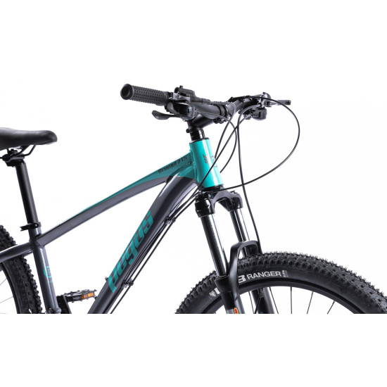 Bicicleta MTB Pegas DRUMET XS 27.5'' GRI TURCOAZ