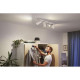 Spot LED Cvadruplu Philips Hue Buratto, Bluetooth, 4xGU10, 4x5W, 1400 lm, lumina alba (2200-6500K), IP20, 62.8x62.8x13.1cm, Metal, Alb, Intrerupator cu variator inclus Spot LED Cvadruplu Philips Hue Buratto, Bluetooth, 4xGU10, 4x5W, 1400 lm, lumina alba (2200-6500K), IP20, 62.8x62.8x13.1cm, Metal, Alb, Intrerupator cu variator inclus
